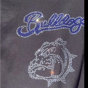 Bulldog Rhinestone shirt